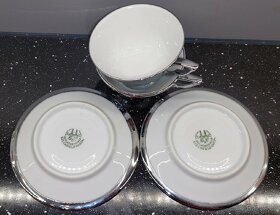 Set starožitných porcelánových hrníčků Horní Slavkov - 6