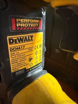 kombinovane kladivo SDS DEWALT DCH417 - 6