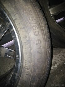 sada ,zimní pneu 225/60r17 ,alu kola 5X114,3 r17, - 6