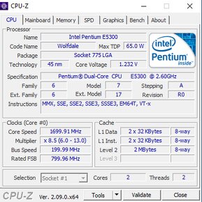 4x procesor Intel pro patici LGA 775, cena od 50,- za kus - 6