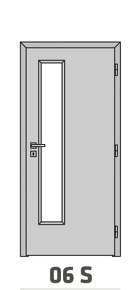 Dveře 80x220, 70x220, 90x220 CPL šedé - 6