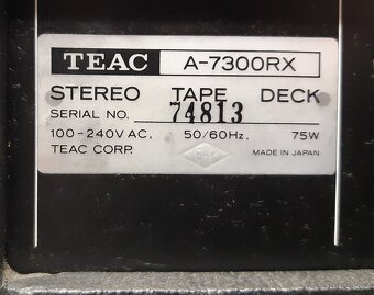 Magnetofon TEAC A-7300RX - 6