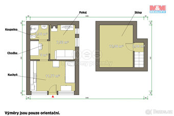 Prodej chaty, 55 m², Ostrov - 6