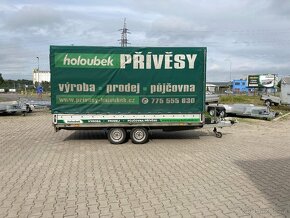 Přívěsný vozík za auto do 2000 kg s plachtou - 6