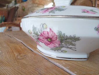 STAROŽITNÁ PORCELÁNOVÁ TERINA ART DECO UML FRANCIE - 6