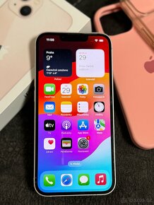 Apple iPhone 13, 128GB růžový (pink), kompletní balení, A+ - 6