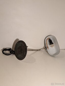 kloubová lampa, lampička, bankéřka Anýž, smaltovaný širm - 6