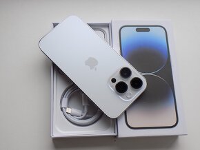 APPLE iPhone 14 Pro 128GB Silver - ZÁRUKA - TOP STAV - 6