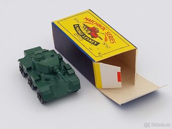 Prodám RW MATCHBOX 67A SALADIN ARMOURED CAR + ORIGO BOX - 6