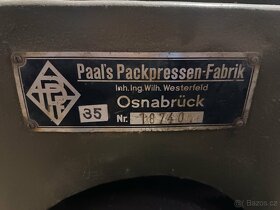 Lis Paal's Packpressen - Fabrik, šroubový lis - 6