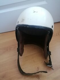 Retro helma stáří cca 50 let velikost 58/59 - 6