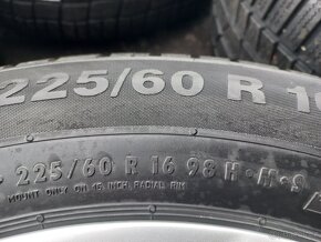 Prodám sadu Orig ALU kol Audi 225/60R16 zimní - 6