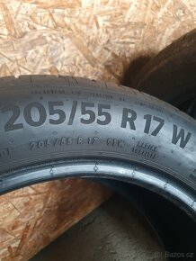 205 55 r 17 vzorek 6mm R17 205/55 letní pneumatiky 205/55r17 - 6