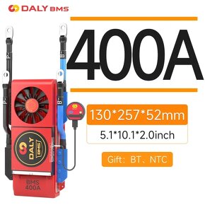 DALY smart BMS 400A, LiFePo4 8S 24V - 6