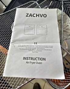 Horkovzdušná fritéza XXL  ZACHVO AIR FRYER - 6