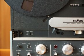 REVOX B 77 - 2TRACK - rychlost 9,5 a 19 cm/s SUPER STAV - 6