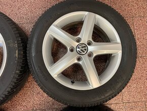 Originál Volkswagen ALU kola 5x112 r16 zimní pneu 8mm - 6