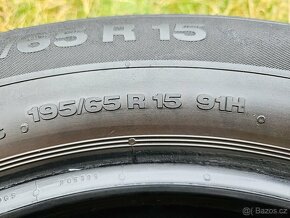 4x Letní pneu Continental PremiumCont. 2 - 195/65 R15 - 70% - 6