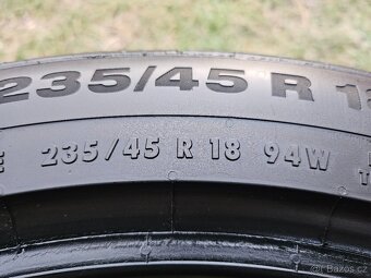 2x Letní pneu Continental SportContact 5 - 235/45 R18 - 75% - 6