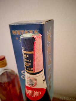 Archivní lahve - Whisky 1970 a Metaxa 1980 - 6