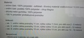 Softshellove capáčky Wintry, vel.1, nošené jen v kočárku. Vy - 6