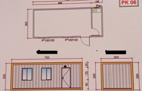 Stavební Buňka 7 X 3 M / Nová Skladem - 6