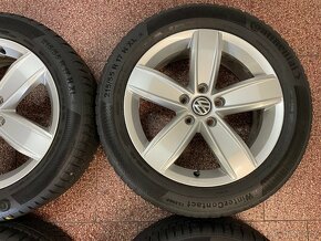 Originální Volkswagen ALU kola 5x112 r17 zimní pneu 6mm - 6