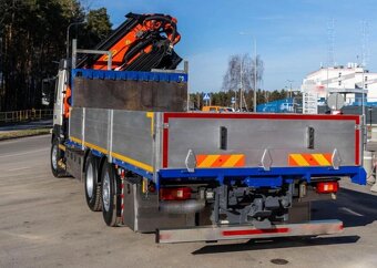 Volvo FM 460 - 6x2 - Valník + HR-PALFINGER PK 42002 + JIB – - 6