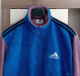 Adidas vintage 90s fleece mikina vel. L/XL unisex nová - 6