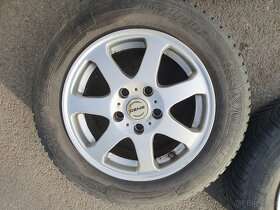 15" Alu disky ENZO (KBA 46639) + MICHELIN ALPIN A4 - 6