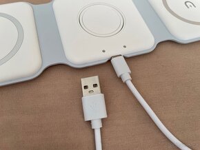 Bezdrátová magsafe nabíječka 3v1 iPhone,Apple Watch,AirPods - 6