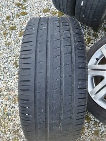 Alu kola vw 5x112 r17 7j et37 letni pneu 225/45/17 - 6