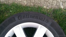 orig.AUDI alu kola 16"+Letní Continental 205/55/16 - 6