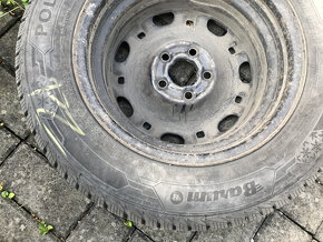 Prodej 4x pneumatiky na discích Škoda 165/70 R14 - 6