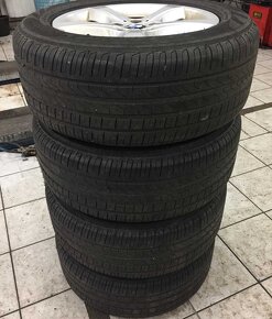 Sada originál BMW X5 8.5x18" ET48, 5x120x74 a Pirelli - 6