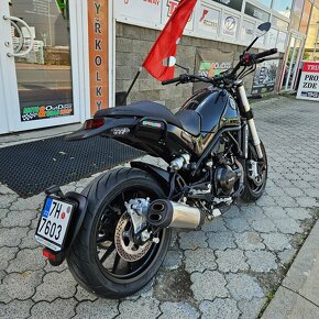 Benelli Leoncino 500, ČR, TOP STAV, sedlo Rutan,jen 3.694 km - 6