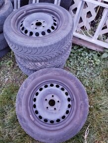 Prodam zimni kola 5x112 r15 + poklice - 6