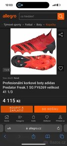 Adidas Predator Demonskin kolíky vel 43 - 6