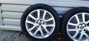 Alu kola 5x112 r17 originál škoda Yeti Scout - 6