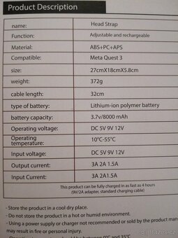 Head strap pro Meta Quest 3 - 6