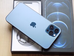 APPLE iPhone 12 Pro MAX 128GB Pacific Blue-ZÁRUKA-SUPER STAV - 6