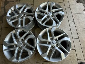 Alu kola Hyundai Tucson 5x114,3 r16 zánovní sada - 6