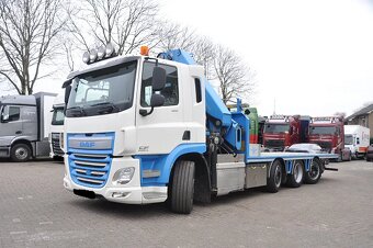 DAF CF400 8x2 - plato s hydraulickou rukou HIAB - 6