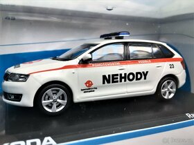 Model ŠKODA Rapid Spaceback (2013) "NEHODY DP" Abrex 1/43 - 6