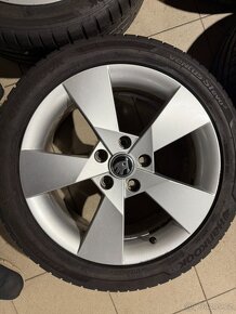 Alu kola Škoda DENOM R17 5x112 ET49 + LETNÍ PNEU 225/45 R17 - 6