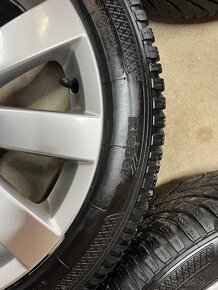 Originální zimní alu sada VW 205/50R17, Kleber 6mm - 6