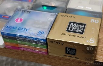 Minidisc Sony MDS-JE480 + 97 ks disků - 6