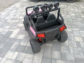 Dětské elektrické autíčko Buggy LIFT 4x4 Růžové - 6