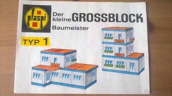 Retro stavebnice Grossblock Baumeister Typ 1 a 2 - 6