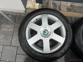 Alu kola Škoda 205/55R16 Letní pneu 7mm - 6